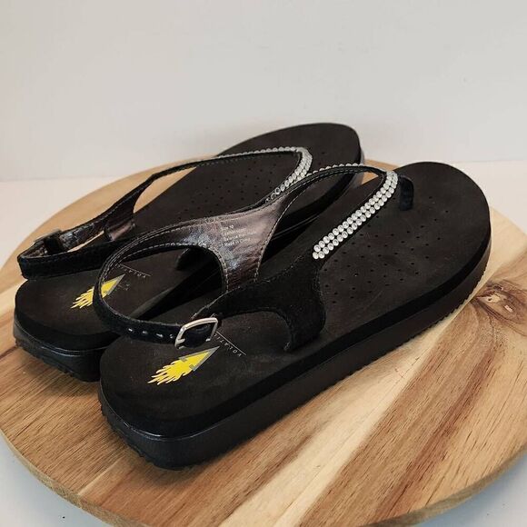 VOLATILE Women's Sol Sandal Size 10 Black - Picture 4 of 8